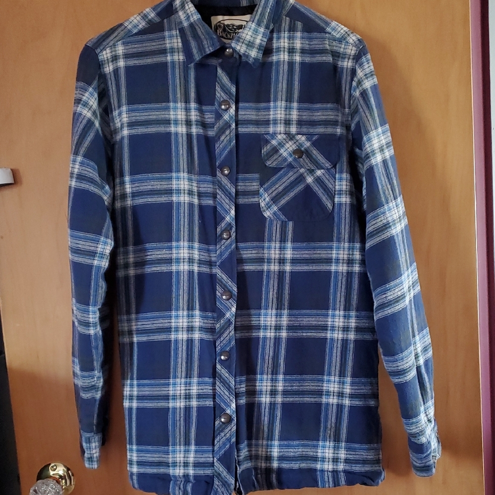 Blue Plaid Medium Unisex